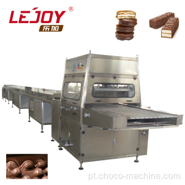 Máquina de revestimento de chocolate totalmente automático